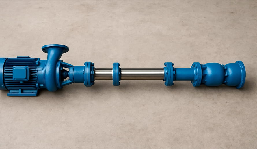 جایگزین کردن پمپ شناور با شفت و غلاف